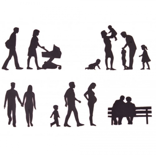 Patchwork Cutter - Family Silhouette Set